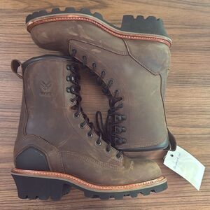 Hawx Men's Airflow Heat Transfer System Paver Work Boots - one shoe 9 size only